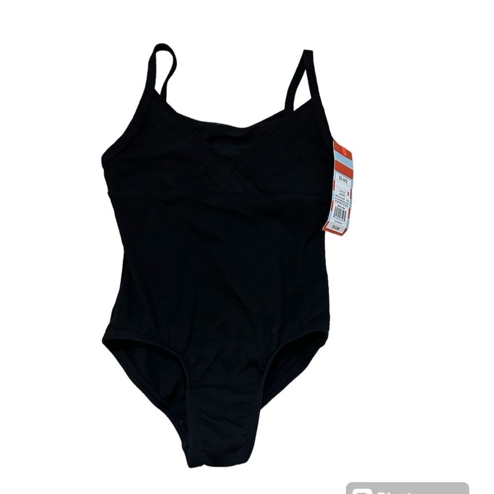 NWT Cat & Jack Cami Black Dance Leotard Size XS (4/5)